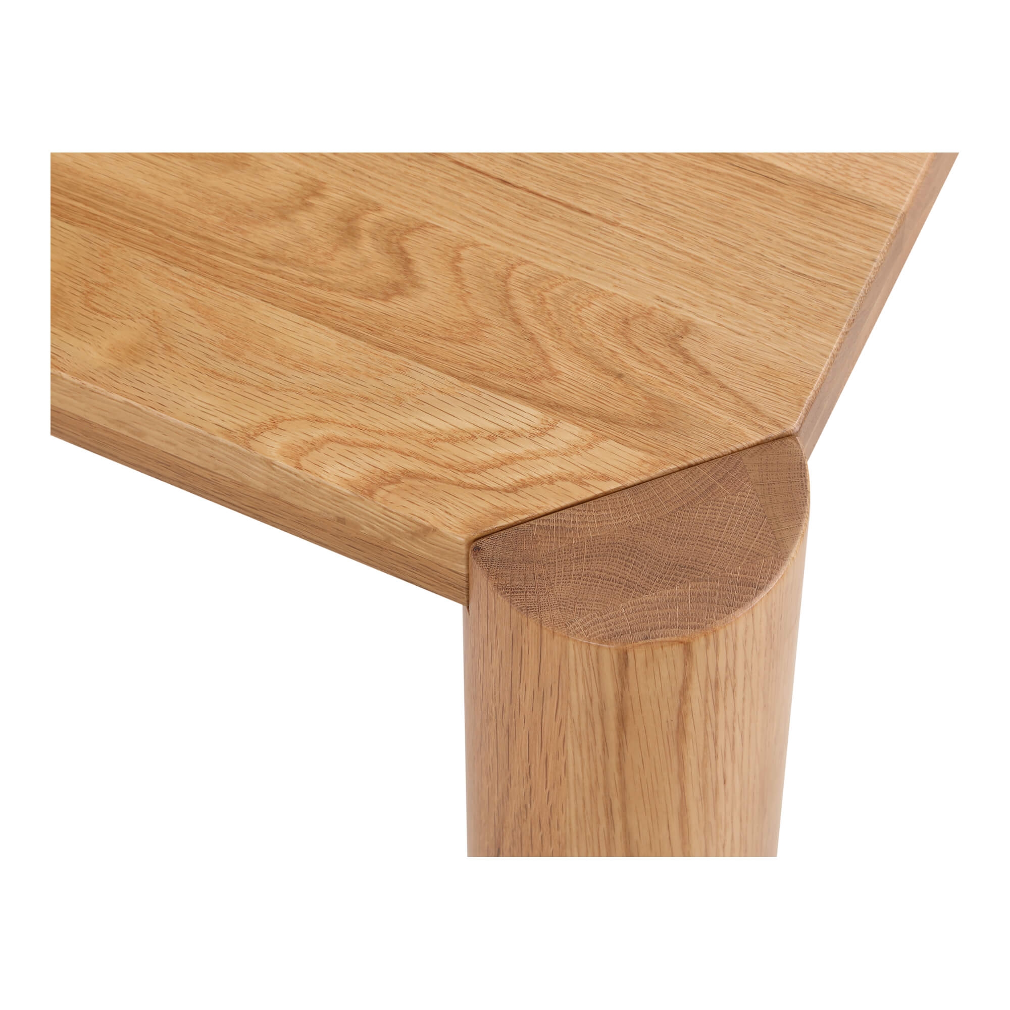 Post 76" Solid Wood Dining Table