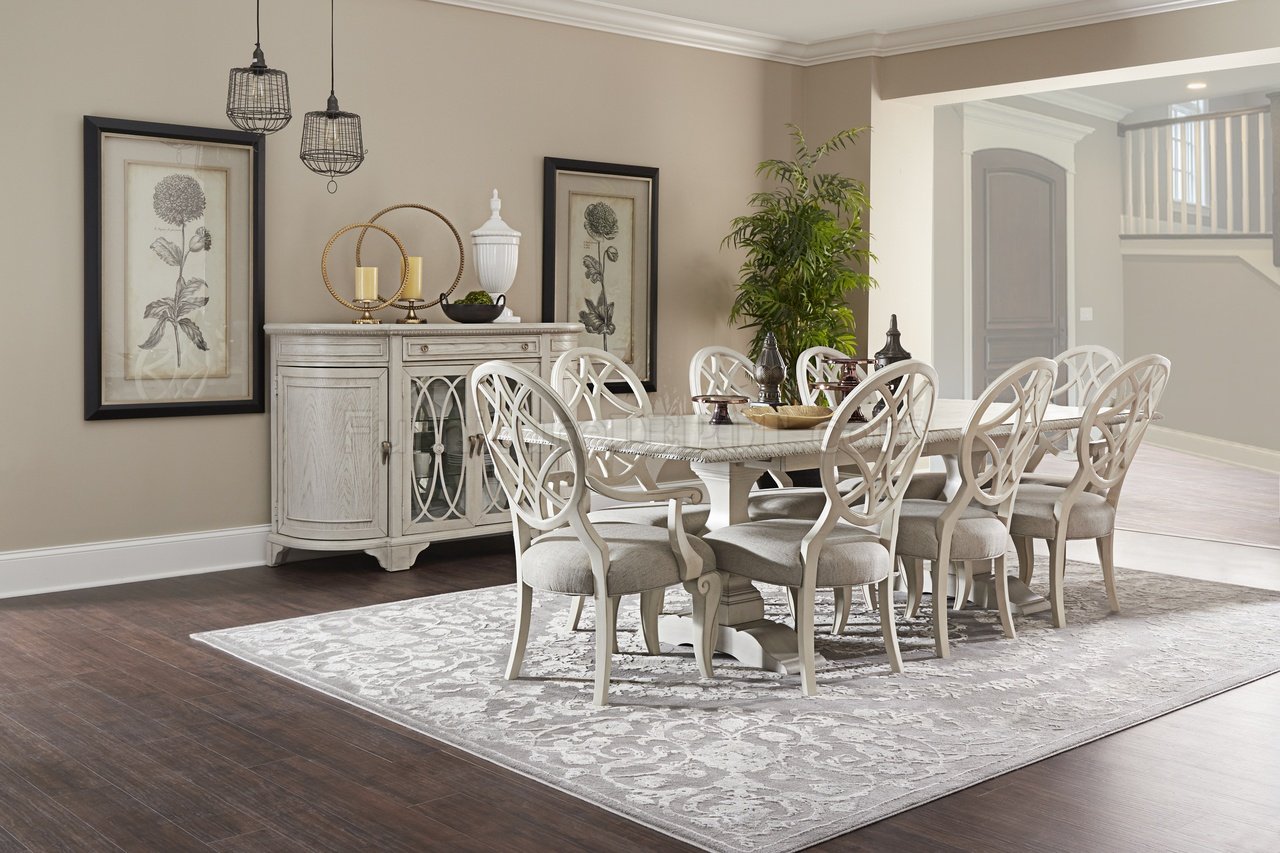 SM Jasper County Fabric/Wood Dining Side Chair