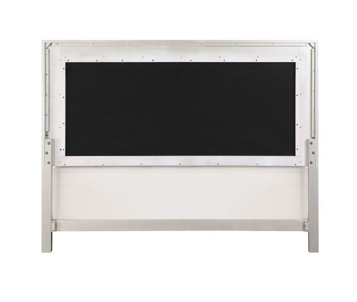 Sliverfluff PU/Wood Panel Bed w/LED Light