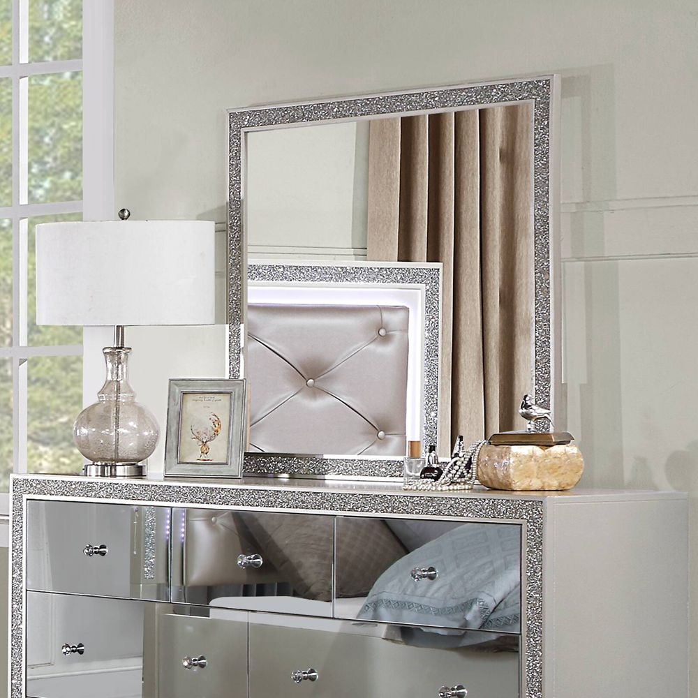 Sliverfluff Wood Mirror