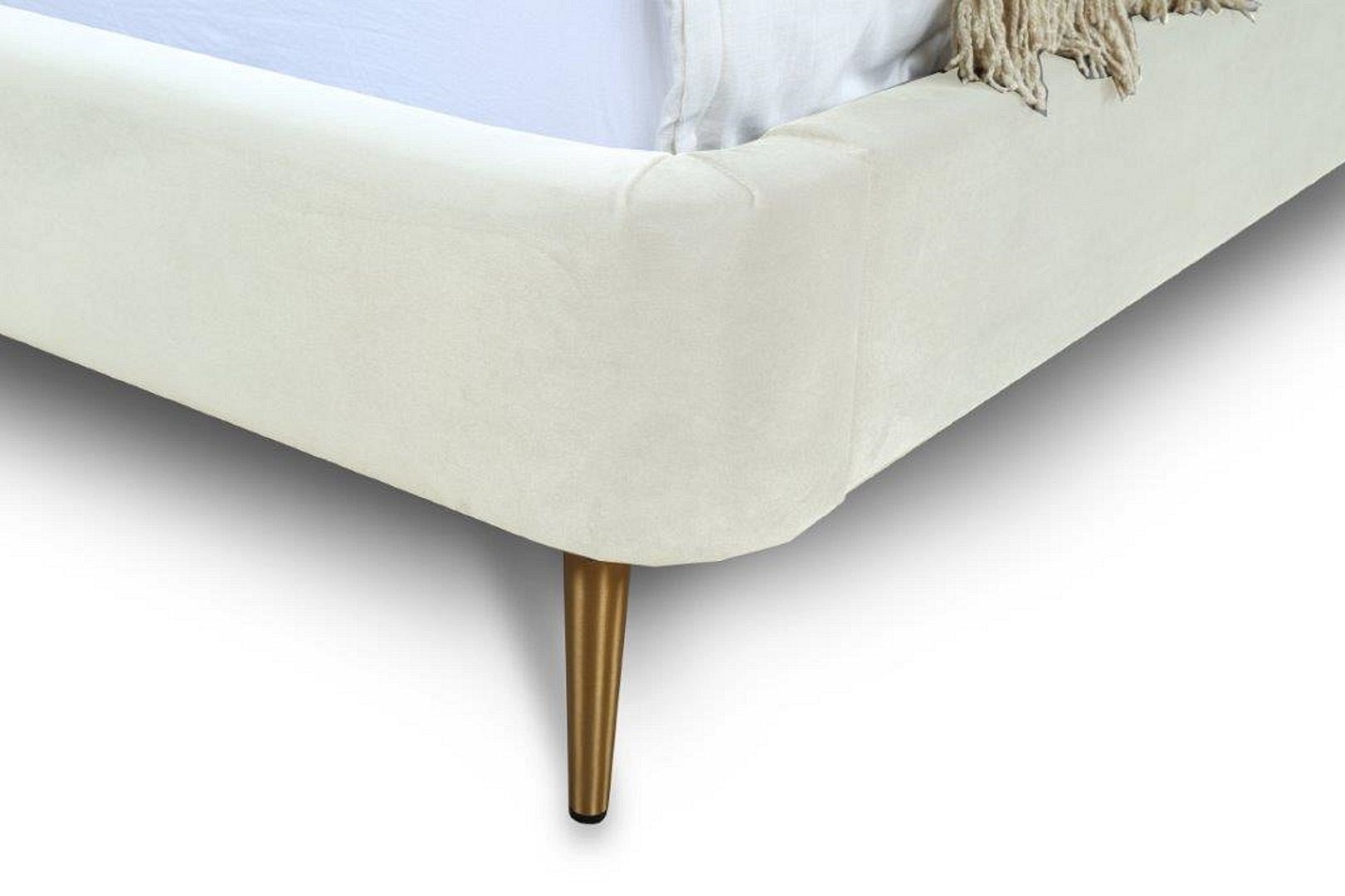 Heather Velvet Platform Full Size Bed