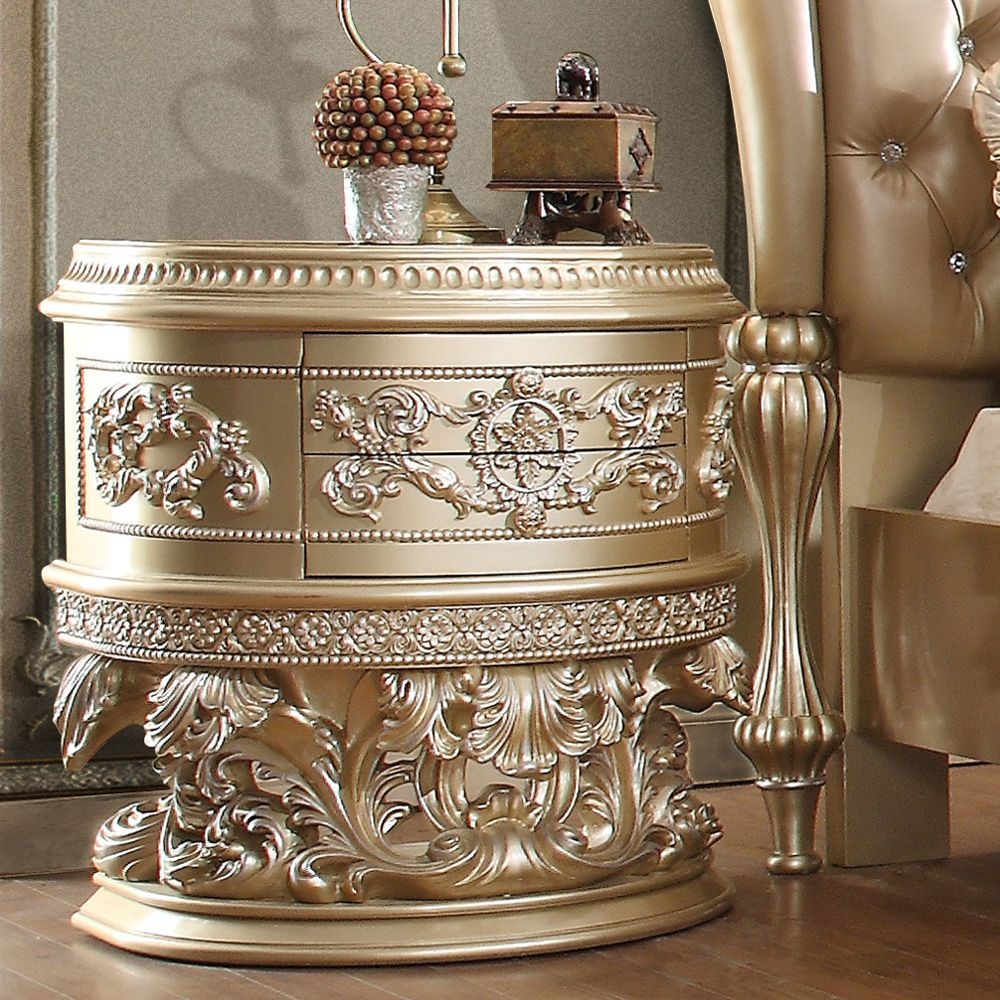 Vatican Wood Nightstand w/2 Drawers