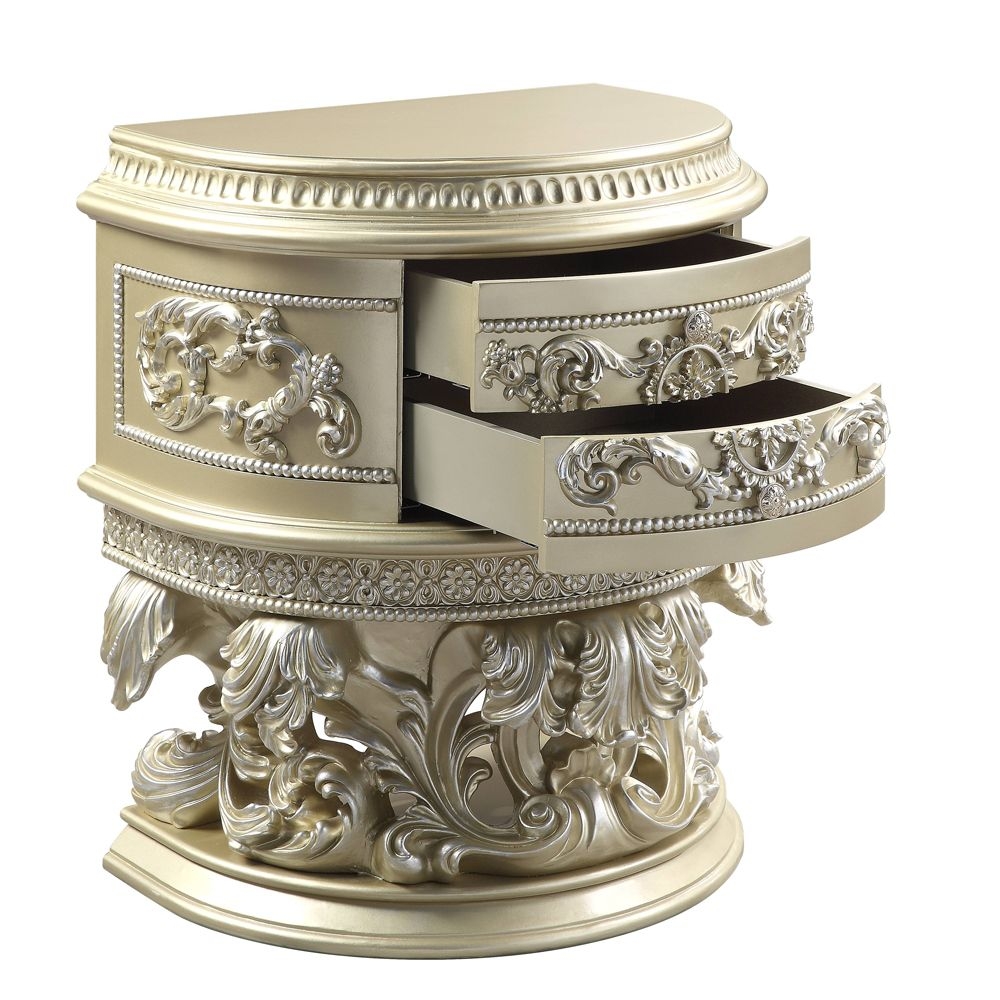 Vatican Wood Nightstand w/2 Drawers