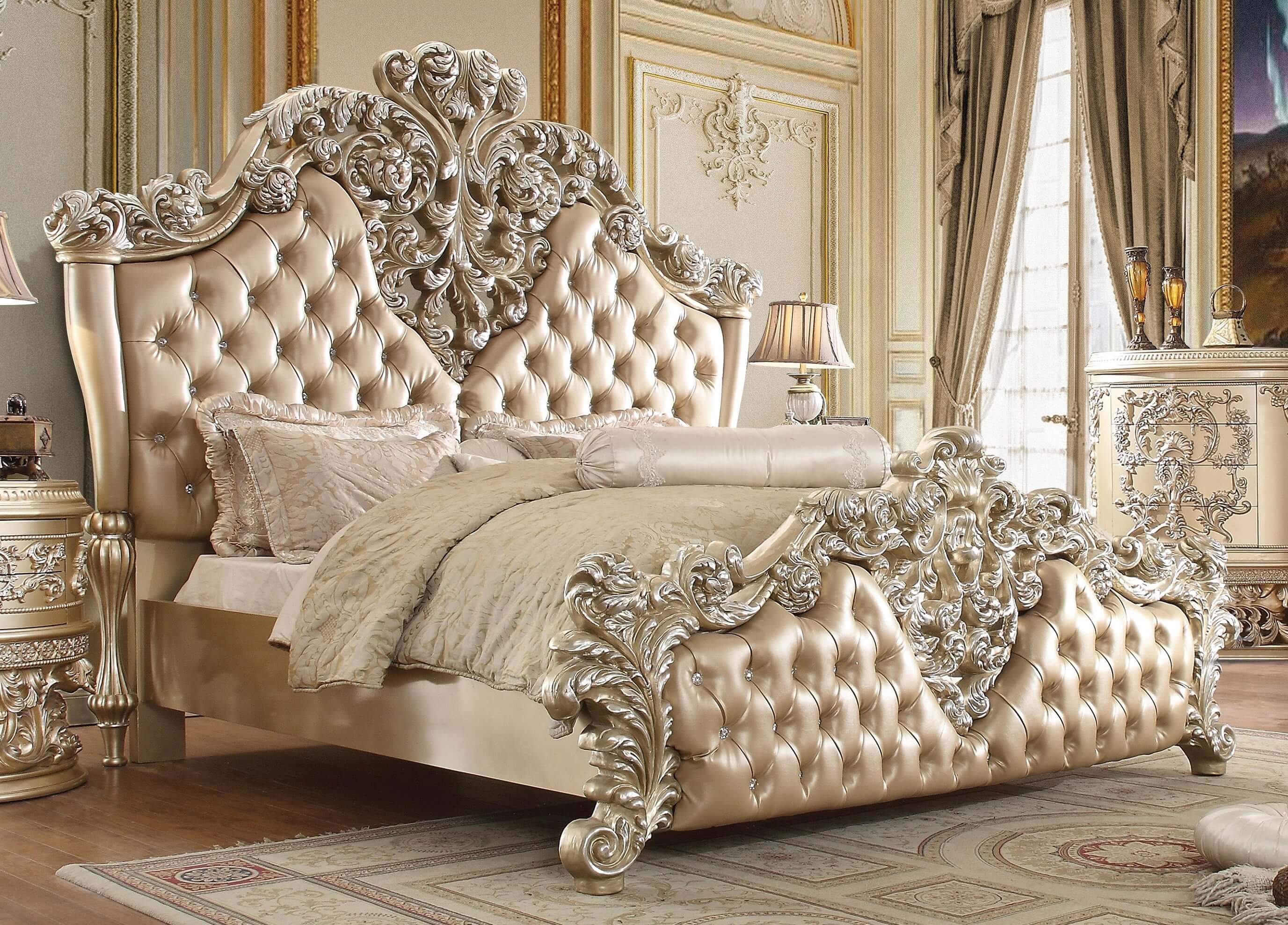 Vatican PU/Wood Panel Bed, Eastern King Size