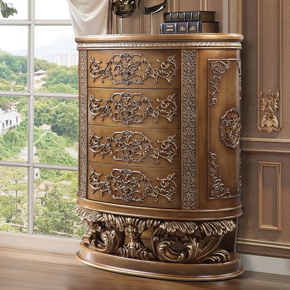 Constantine Wood Chest w/4 Drawers