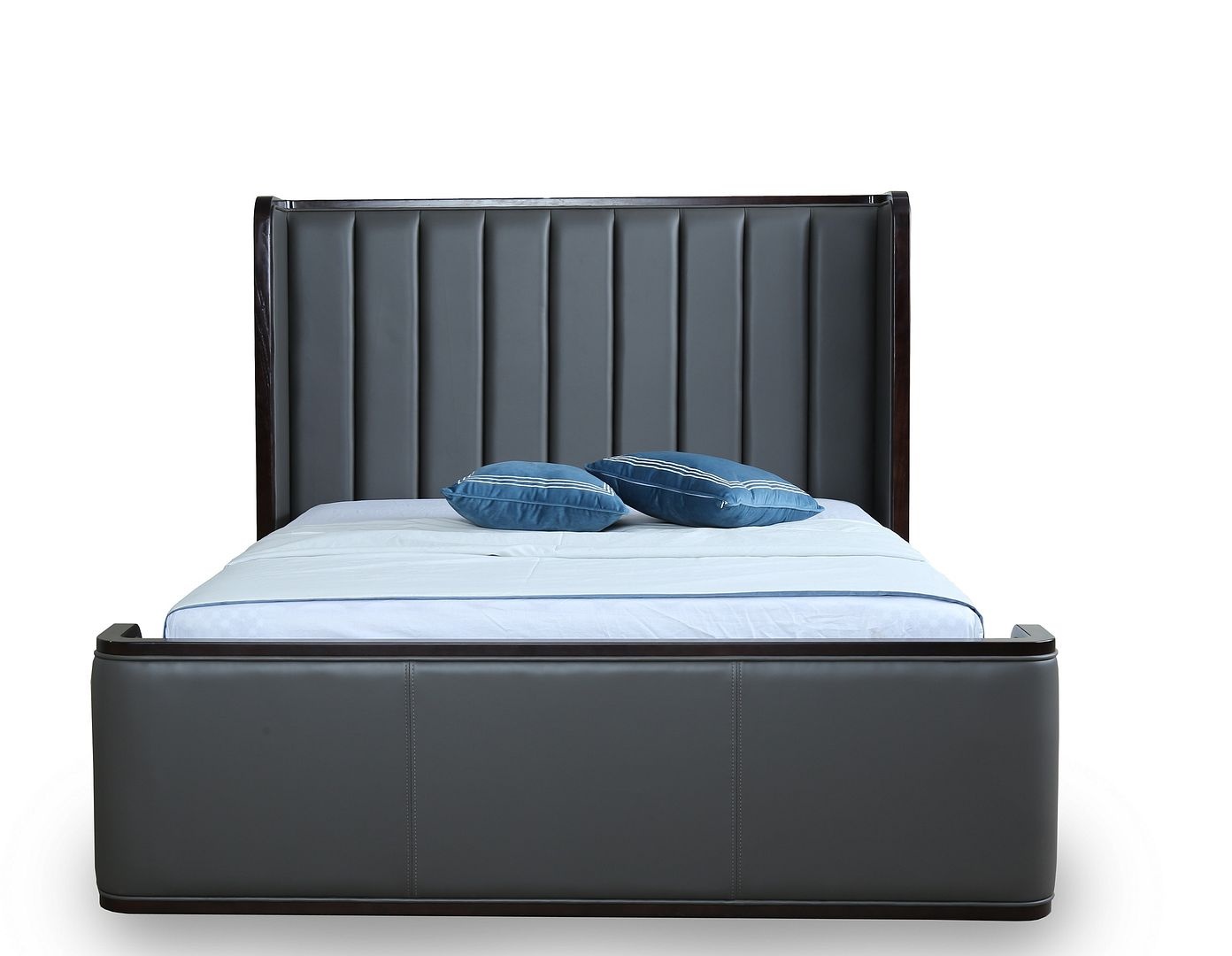 Kingdom Faux Leather Queen Size Bed