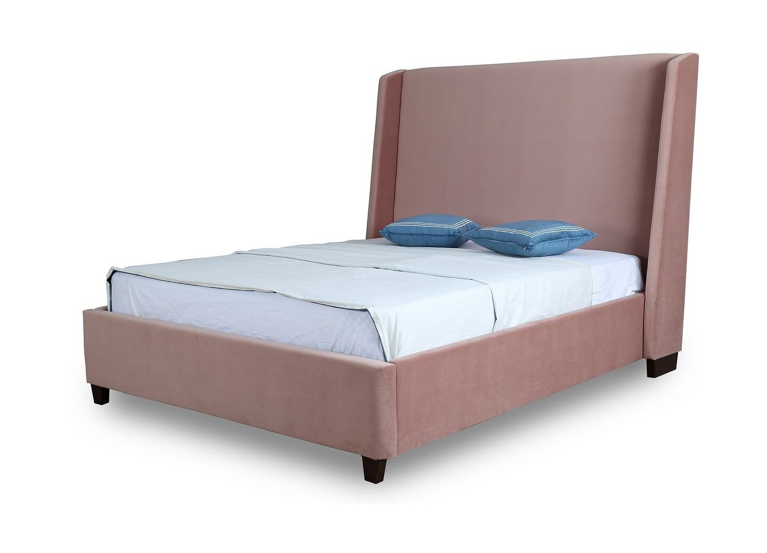 Parlay Velvet Queen Size Bed - Thumbnail 3