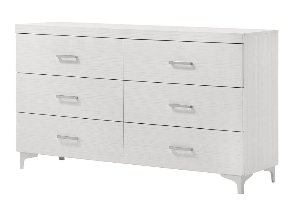 Dresser with 6 Drawers and Bar Handle