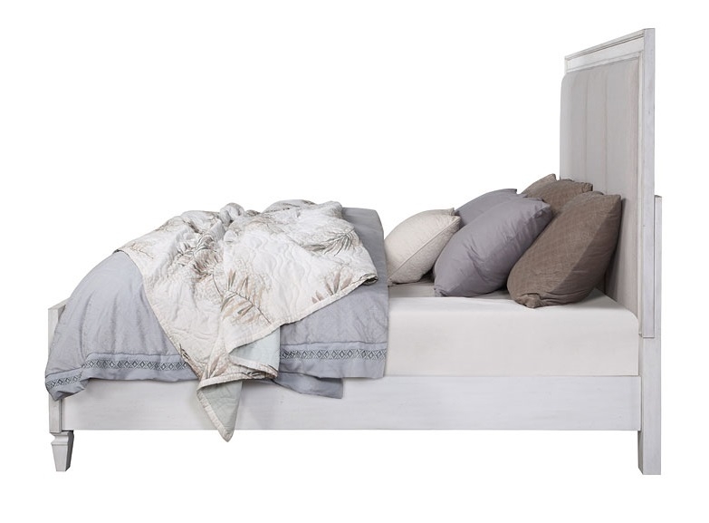 Katia Fabric/Wood Panel Bed, Eastern King Size