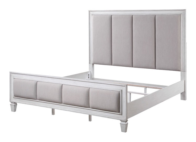 Dwerg Upholstered Standard Bed in Gray