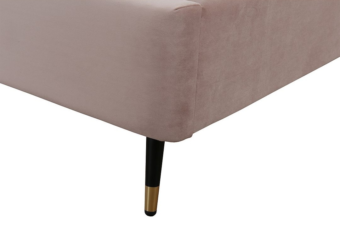 Crosby Velvet Platform Full Size Bed