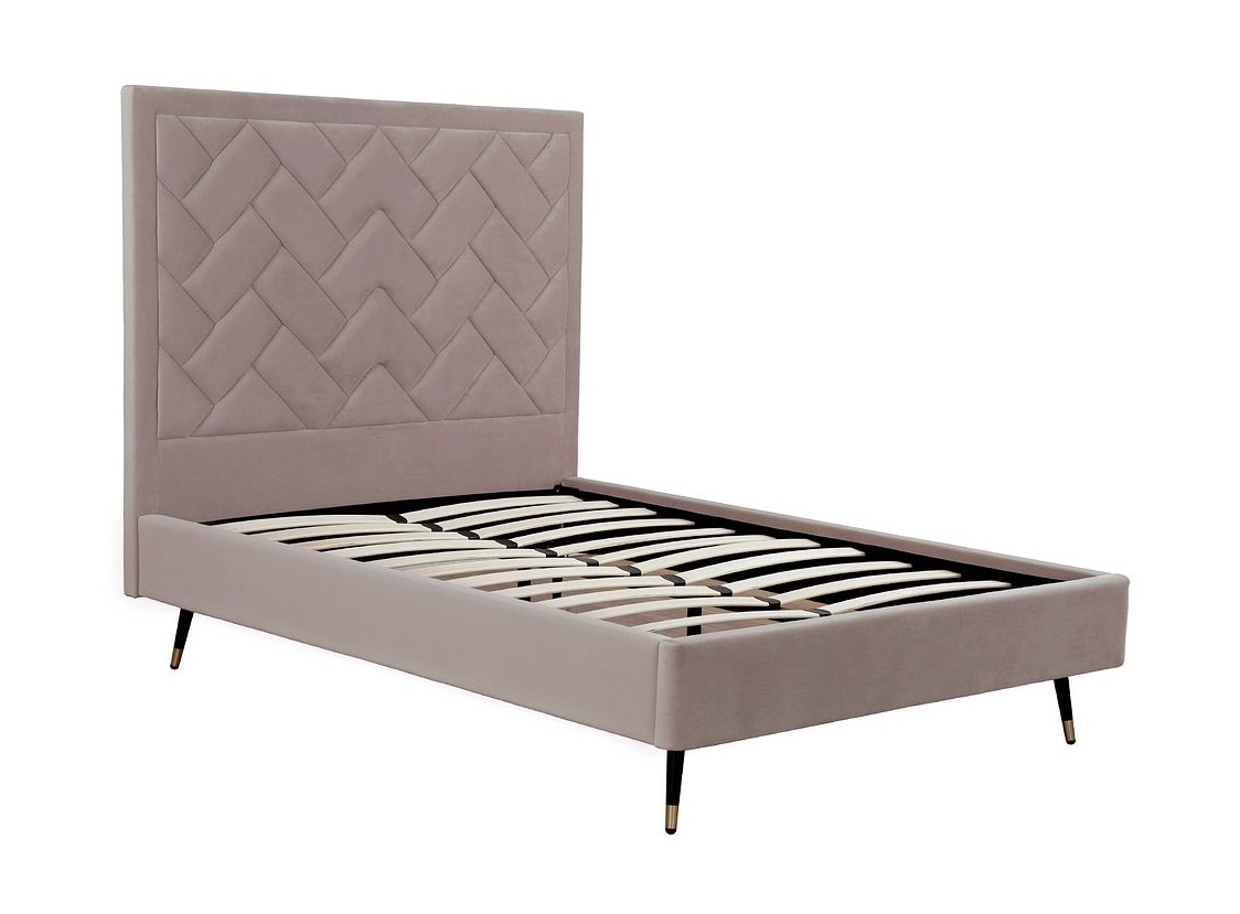 Crosby Velvet Platform Full Size Bed