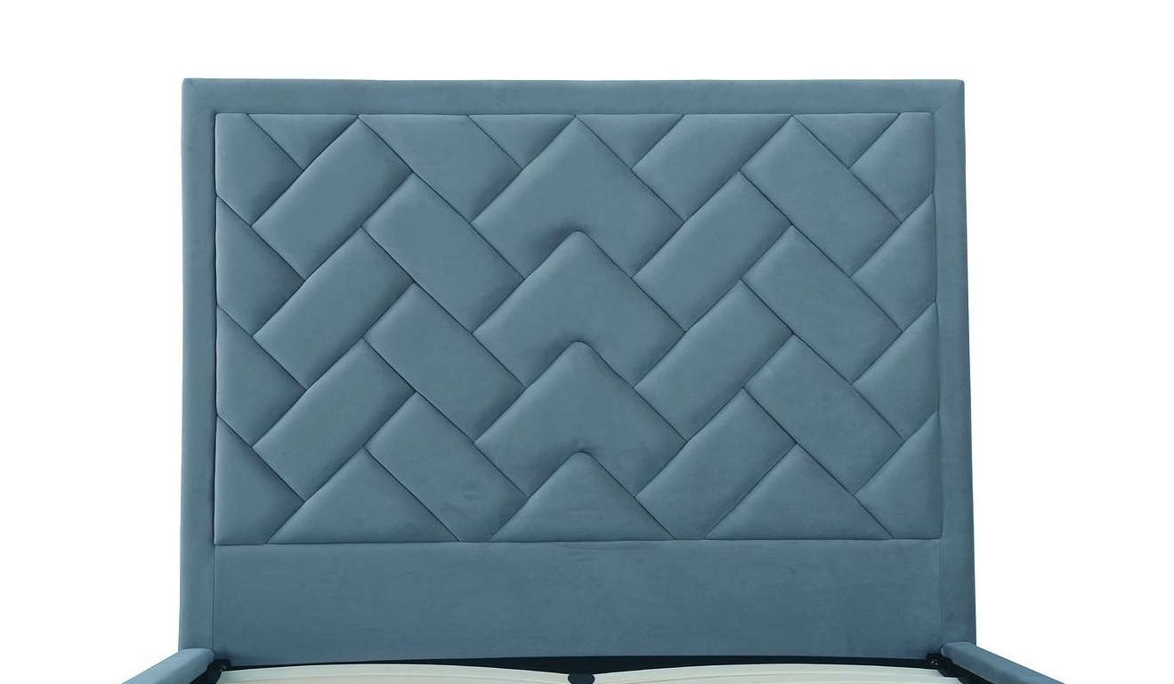 Crosby Velvet Platform Full Size Bed