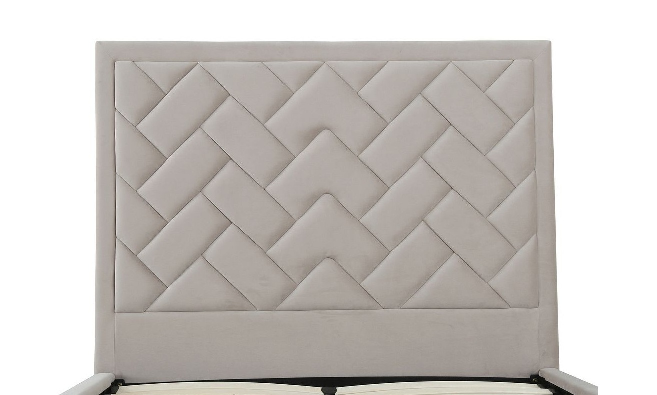 Crosby Velvet Platform Full Size Bed