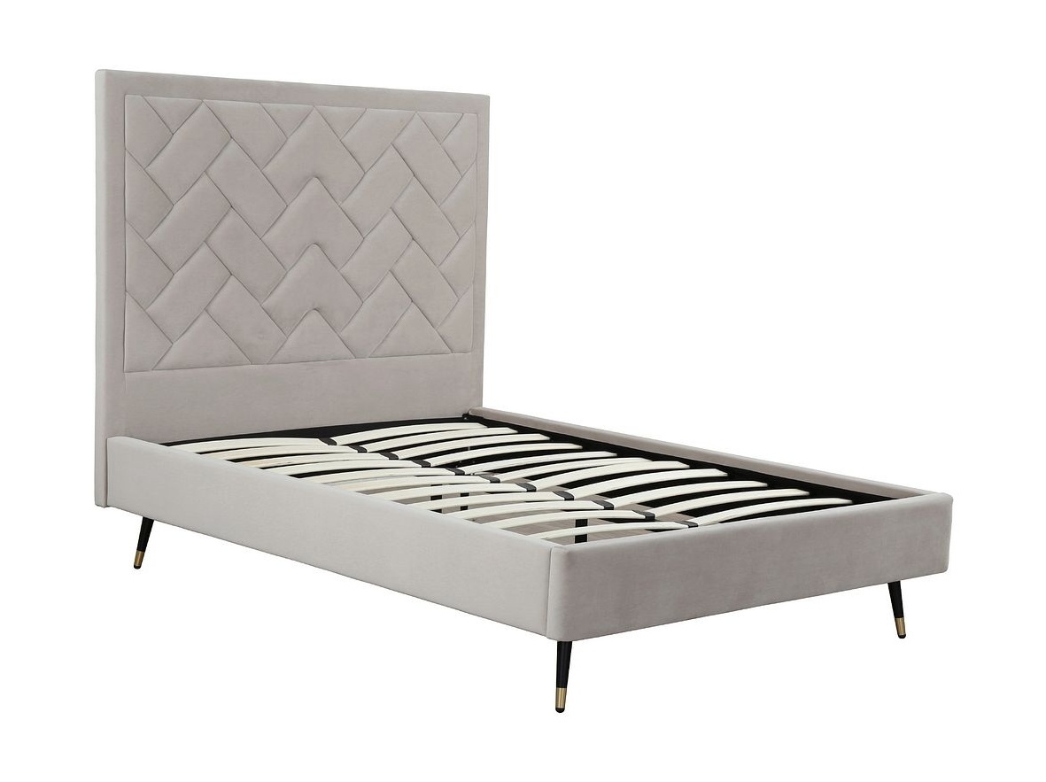 Crosby Velvet Platform Full Size Bed