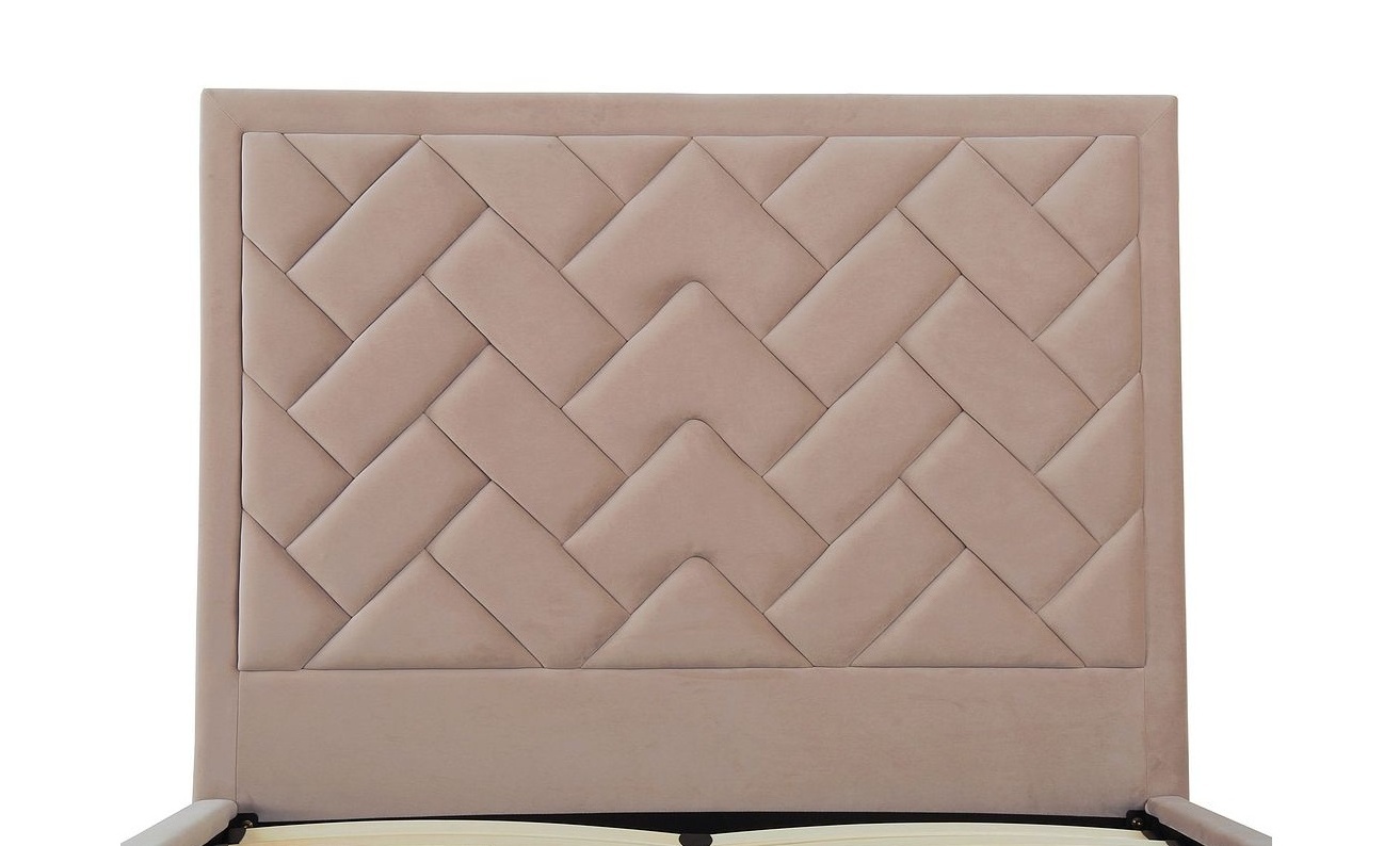 Crosby Velvet Platform Full Size Bed