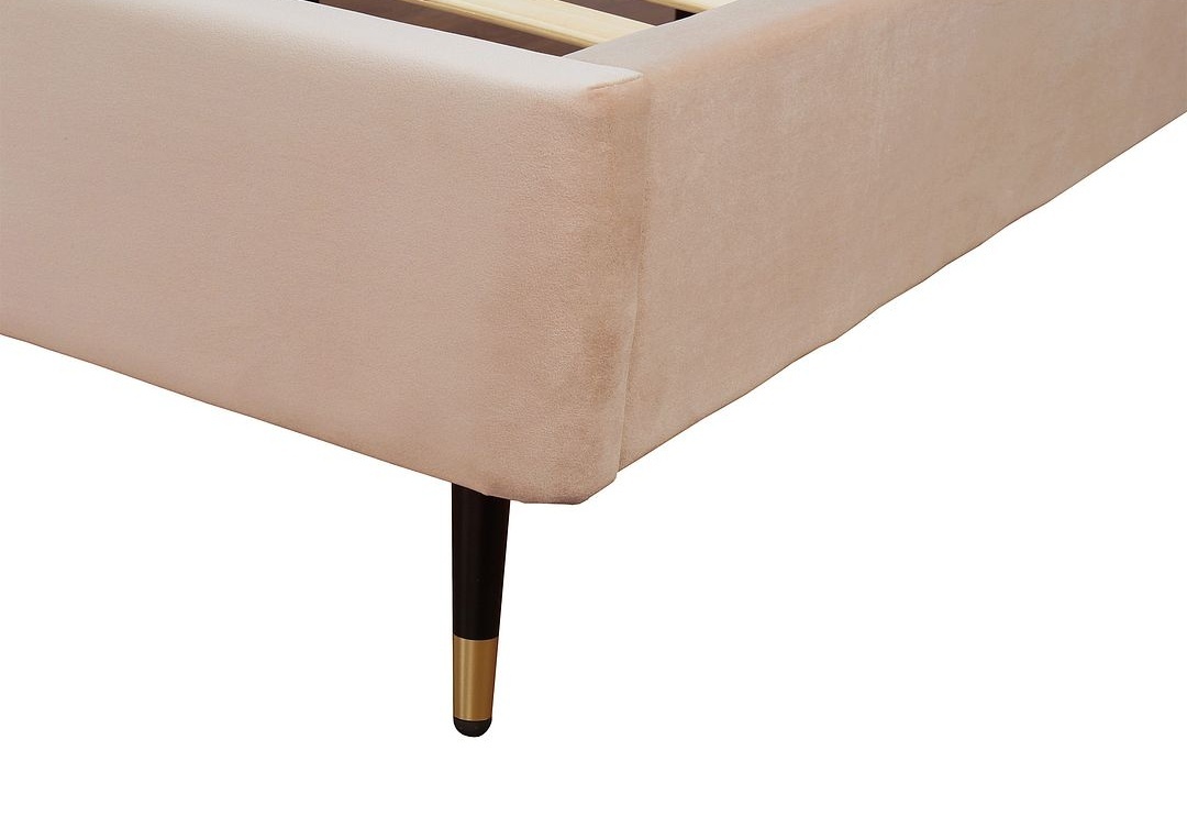 Crosby Velvet Platform Full Size Bed