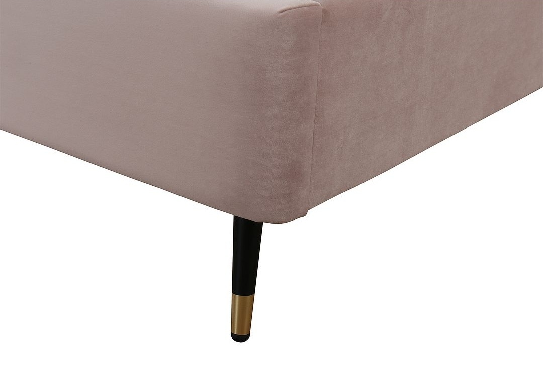 Crosby Velvet Platform Twin Size Bed