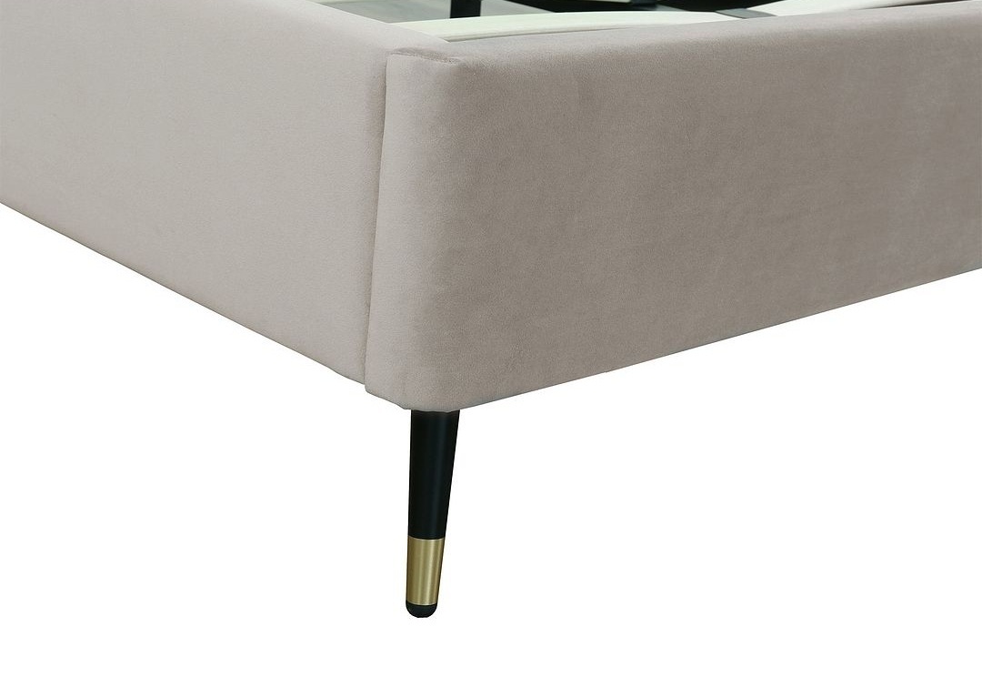 Crosby Velvet Platform Twin Size Bed