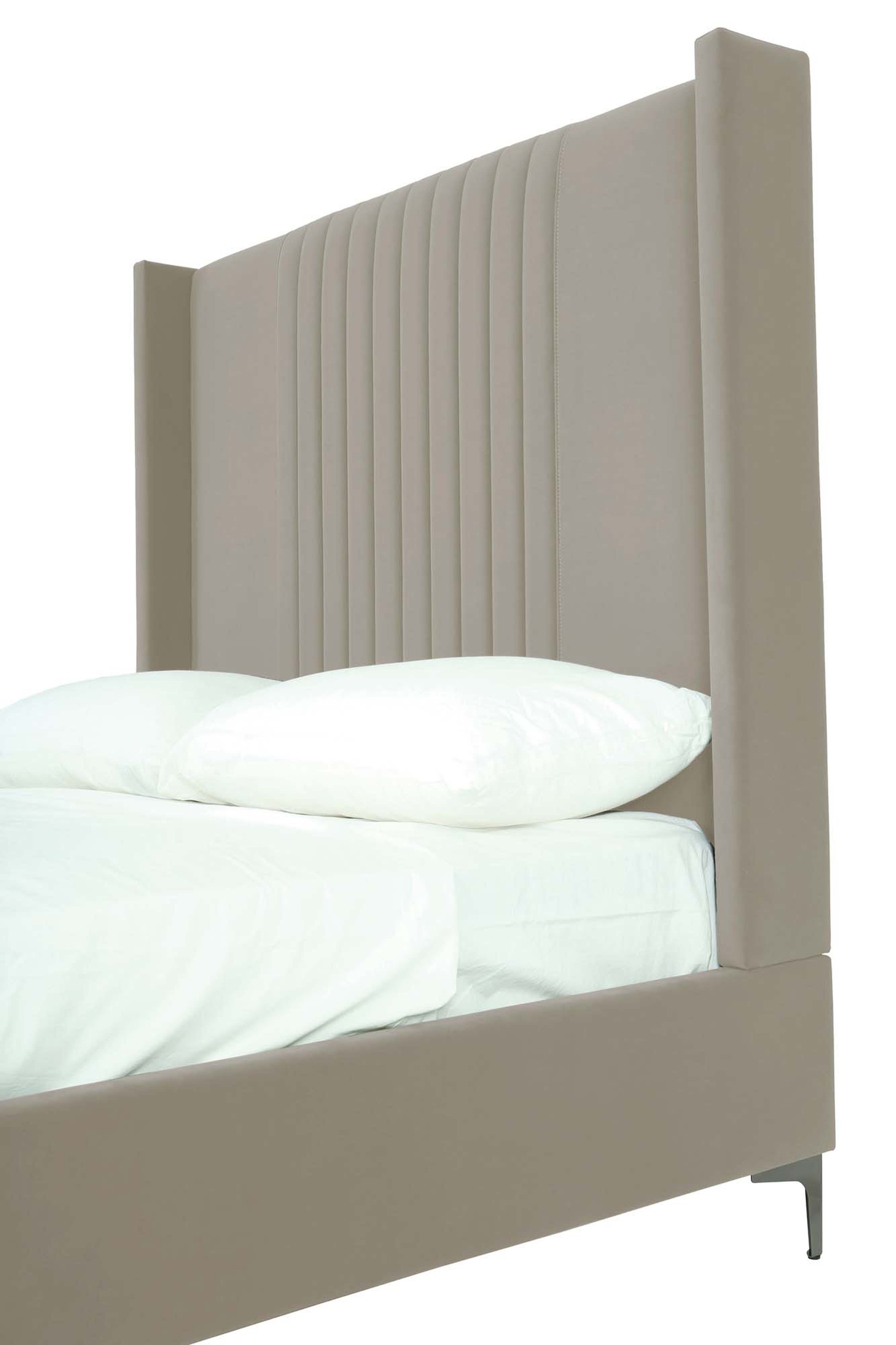 Velvet Platform Full Size Bed