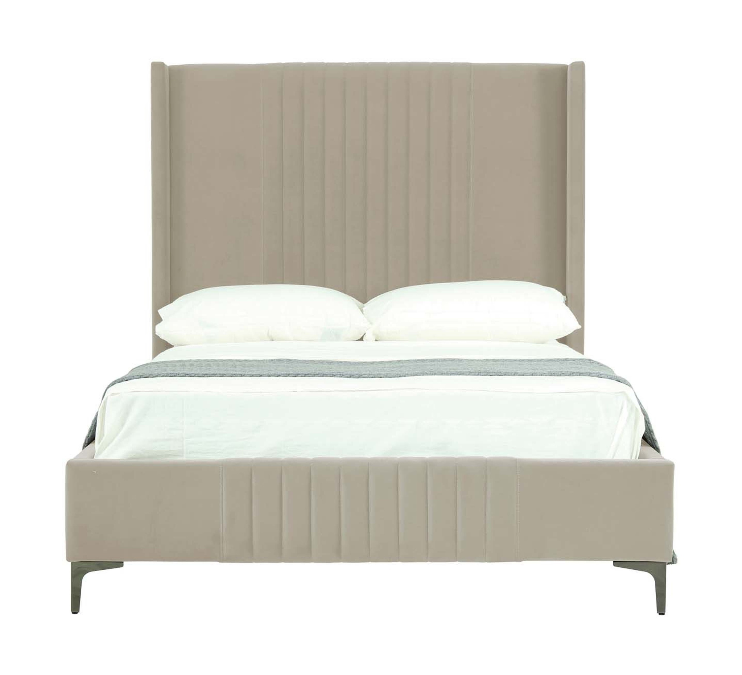 Manhattan Velvet Full Bed, Pine Green