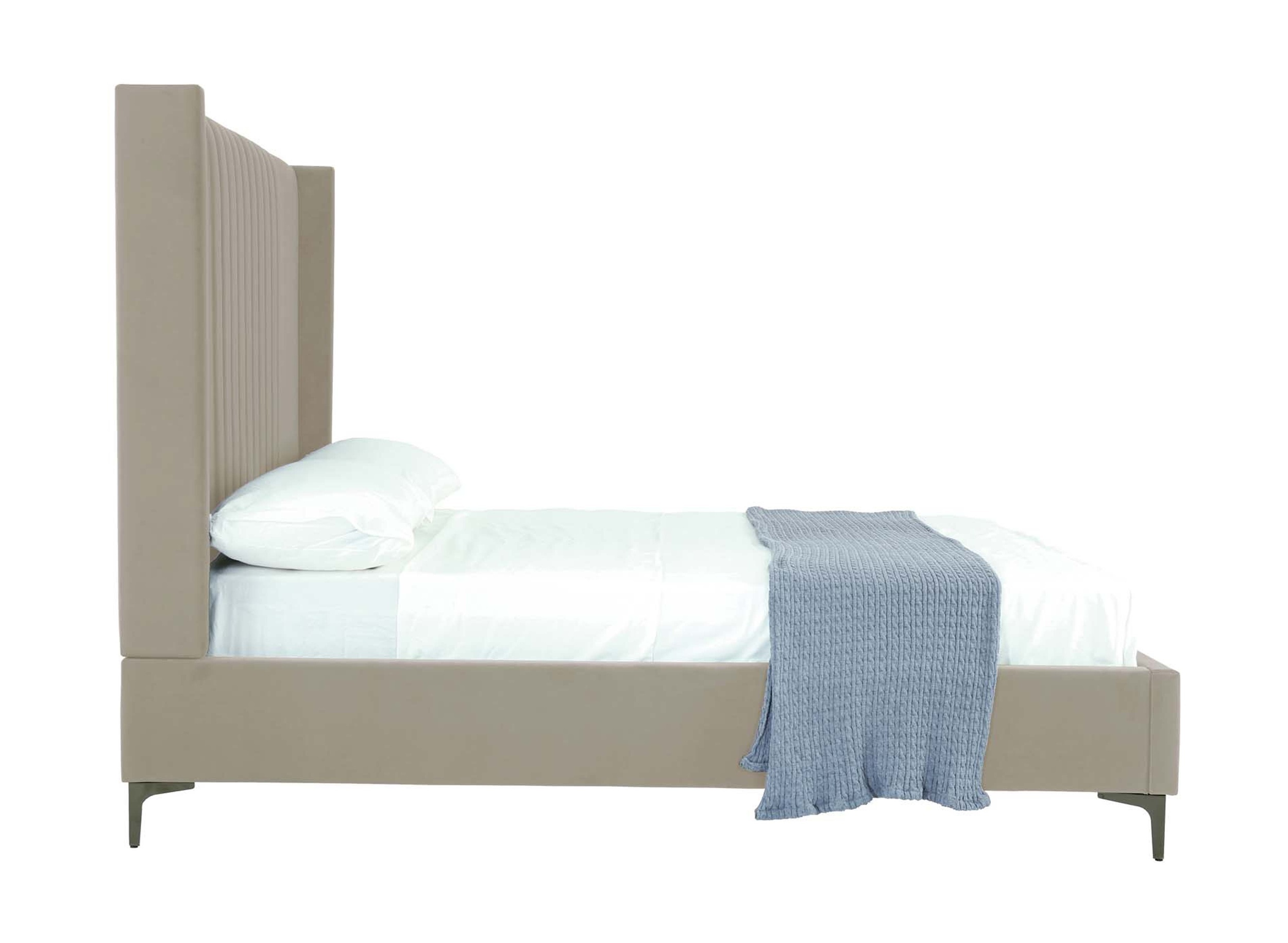 Manhattan Comfort Velvet Full Bed
