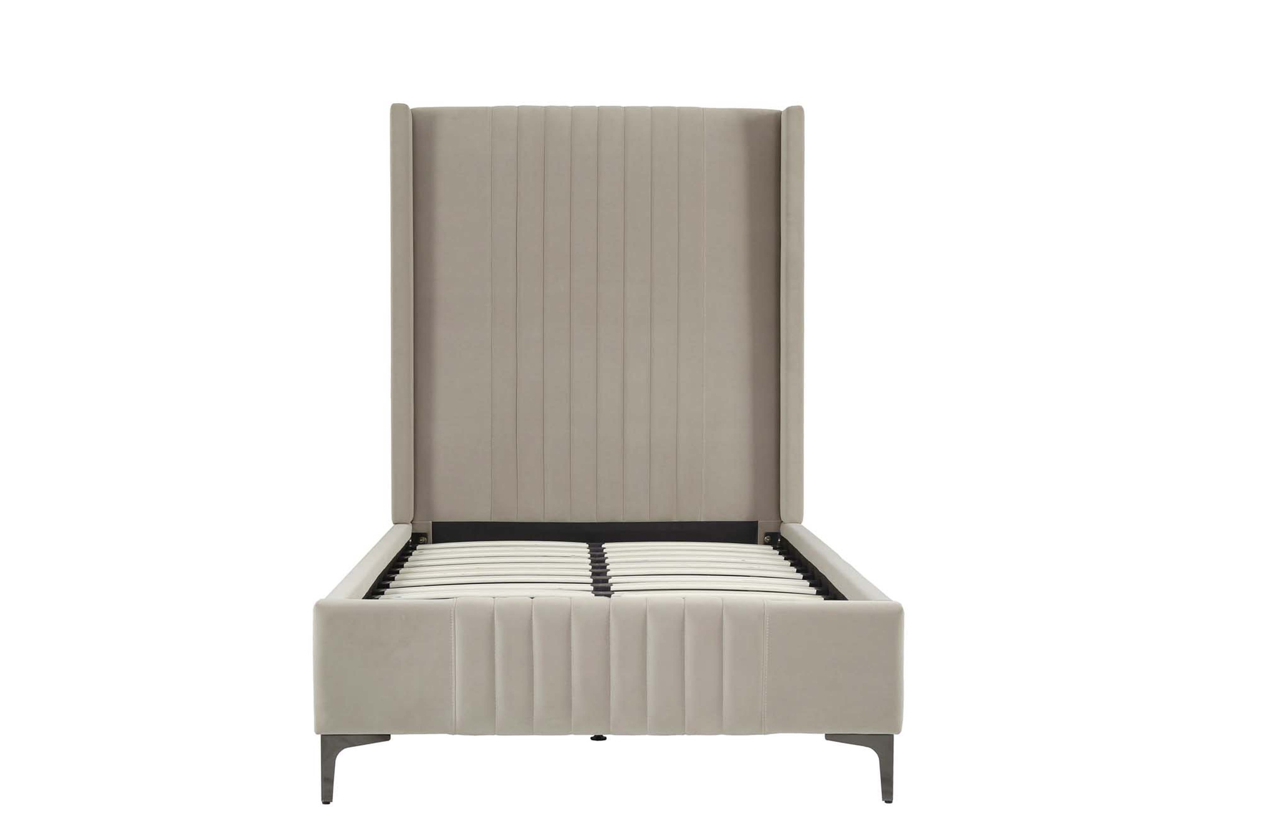 Promenade Velvet Platform Bed