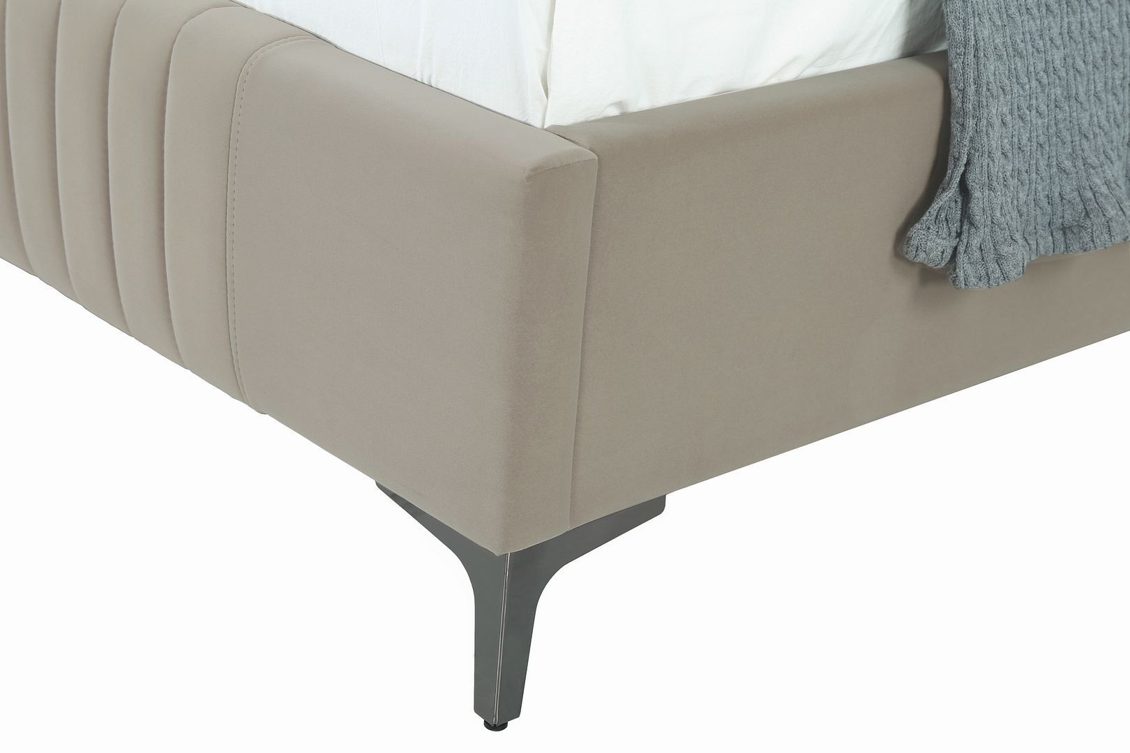 Promenade Velvet Platform Bed