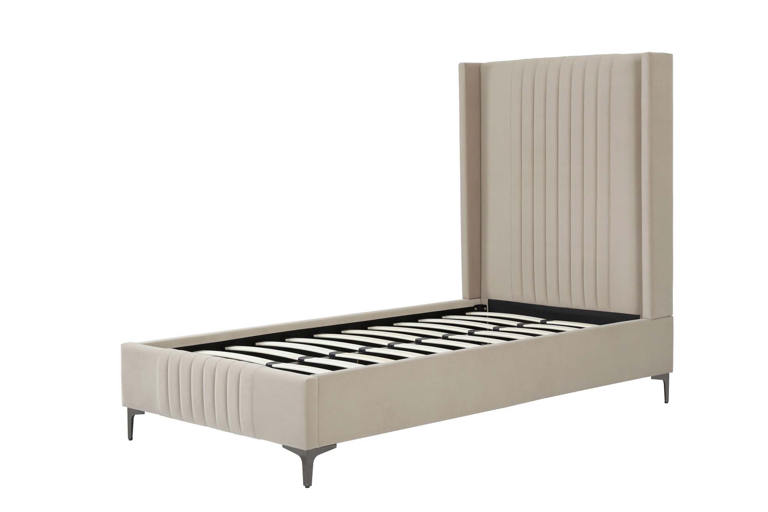 Promenade Velvet Platform Bed