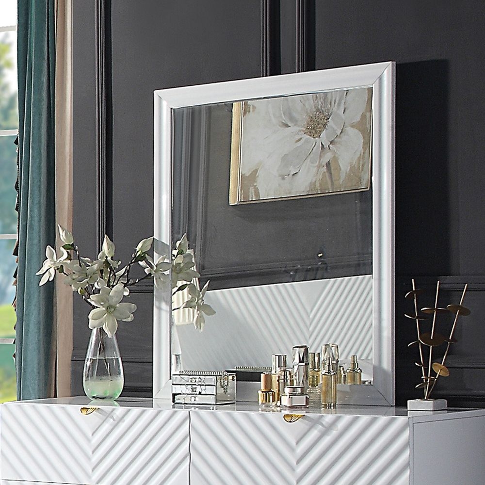 Gaines Wood Rectangular Mirror