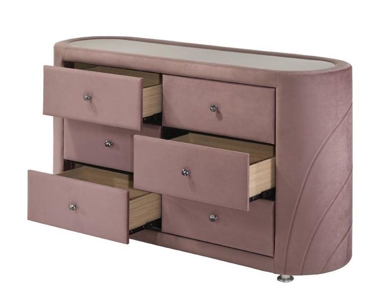 Sand Birch Gloss Modern Chest