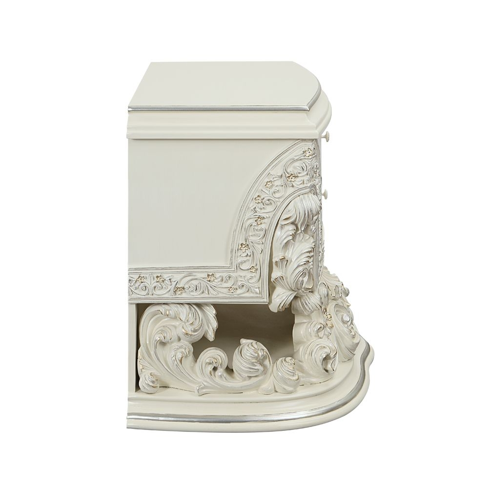 Adara Wood Nightstand w/2 Drawers
