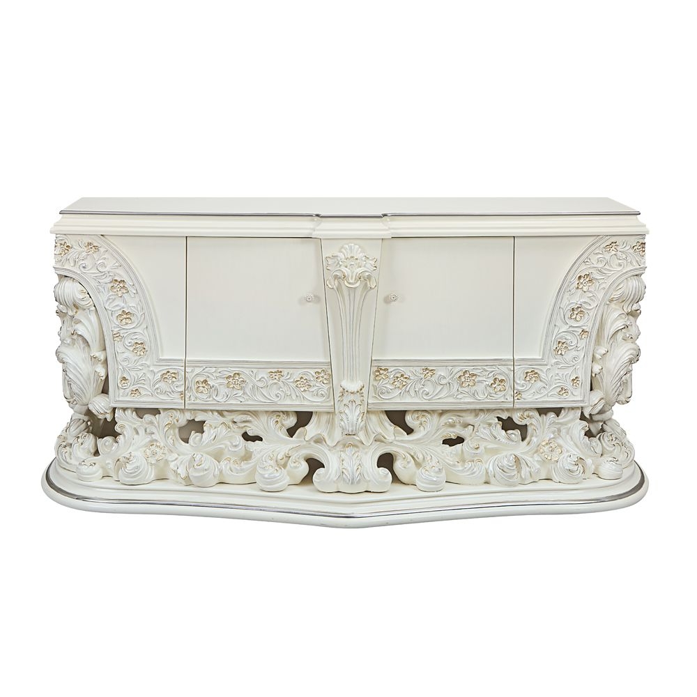 Adara PU/Wood Tufted Panel Bedroom Set