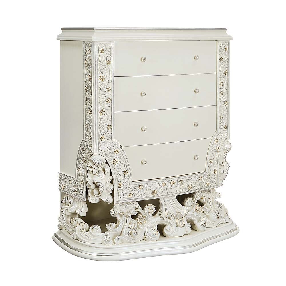 Adara PU/Wood Tufted Panel Bedroom Set