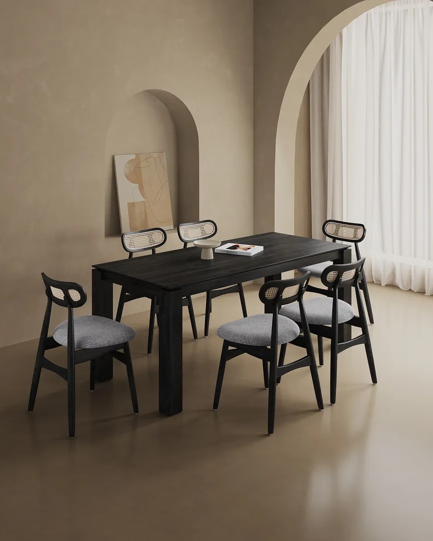 Rockaway 70.86-inch Solid Wood Dining Room Set w/Colbert Chairs