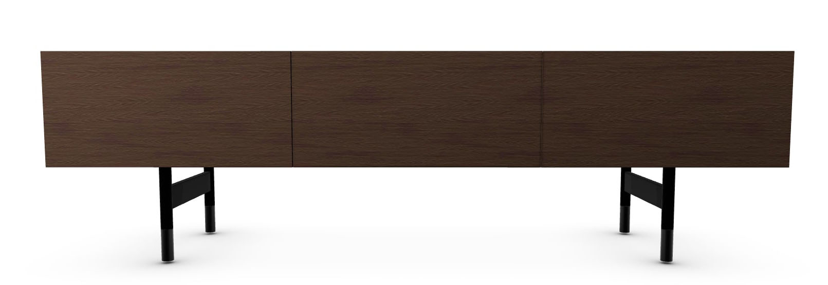 Horizon Ceramic/Wood/Metal Customizable TV Stand w/Door & 2 Drawer & Metal Feet