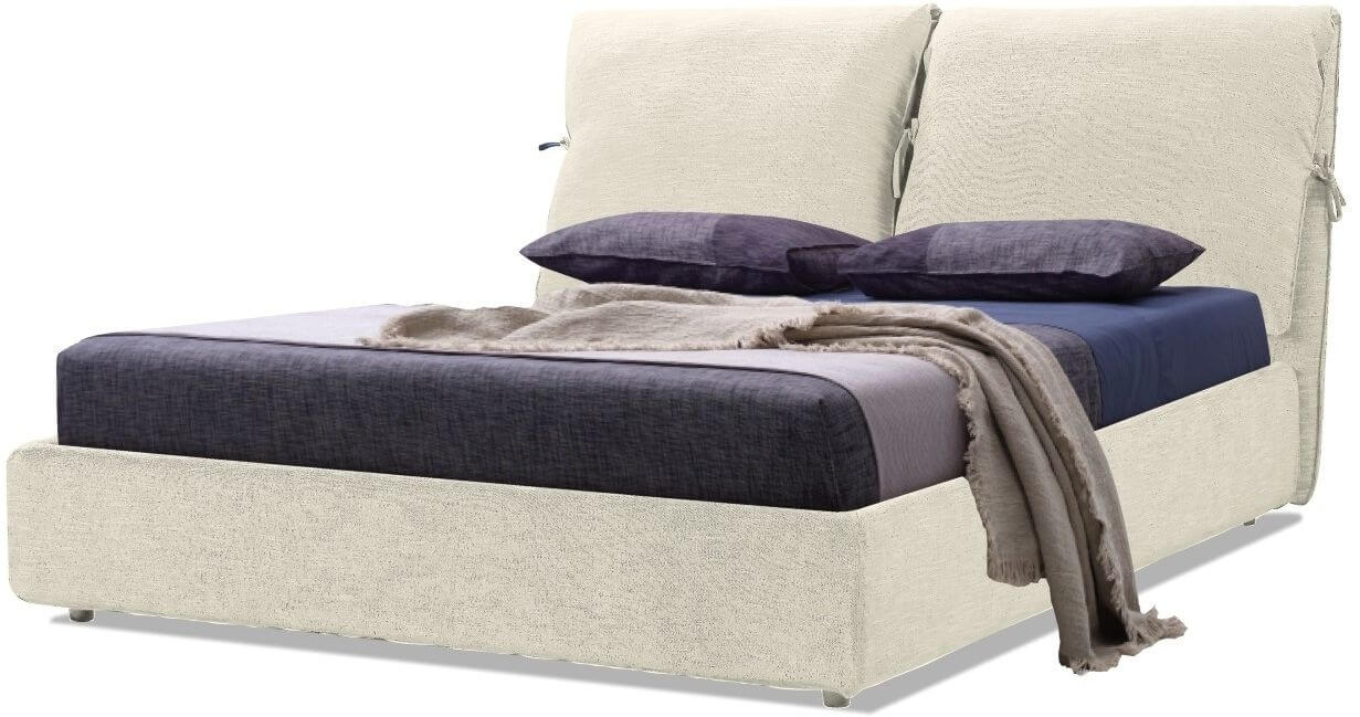 Plume Fabric Platform Bed
