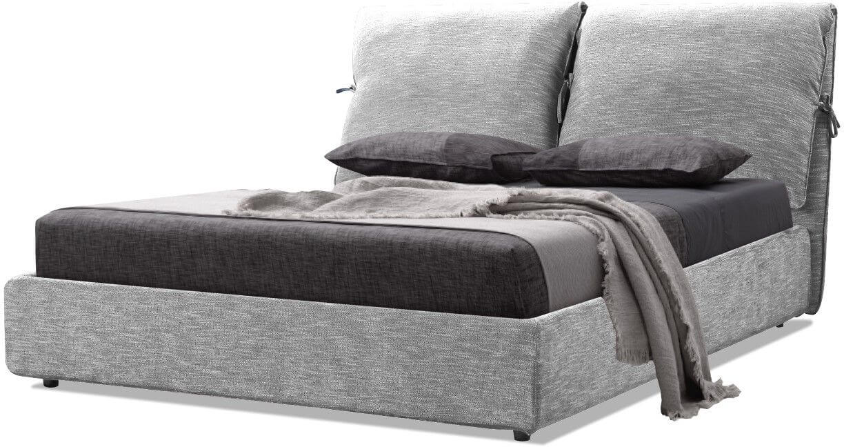Plume Fabric Platform Bed