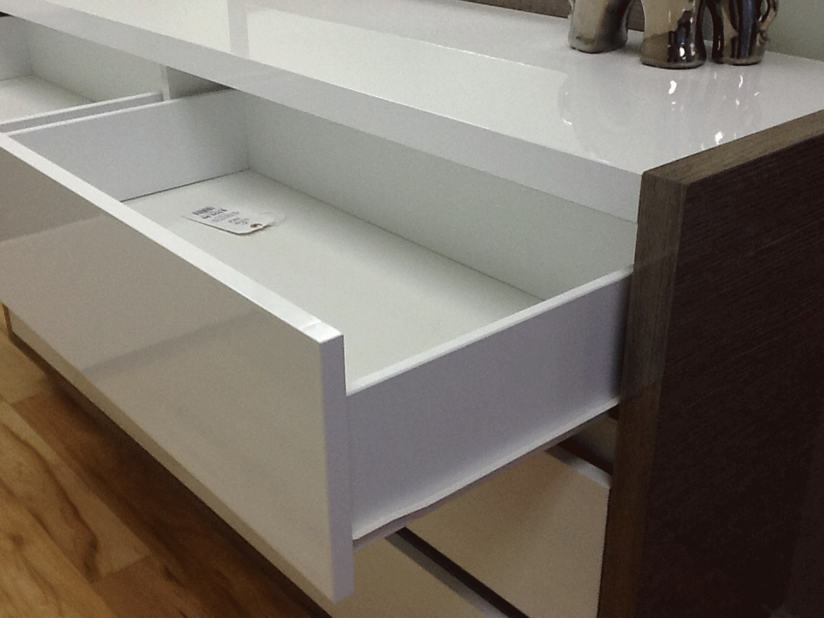 Mangano Ecoleather Bedroom Set, White/Grey by ESF Furniture