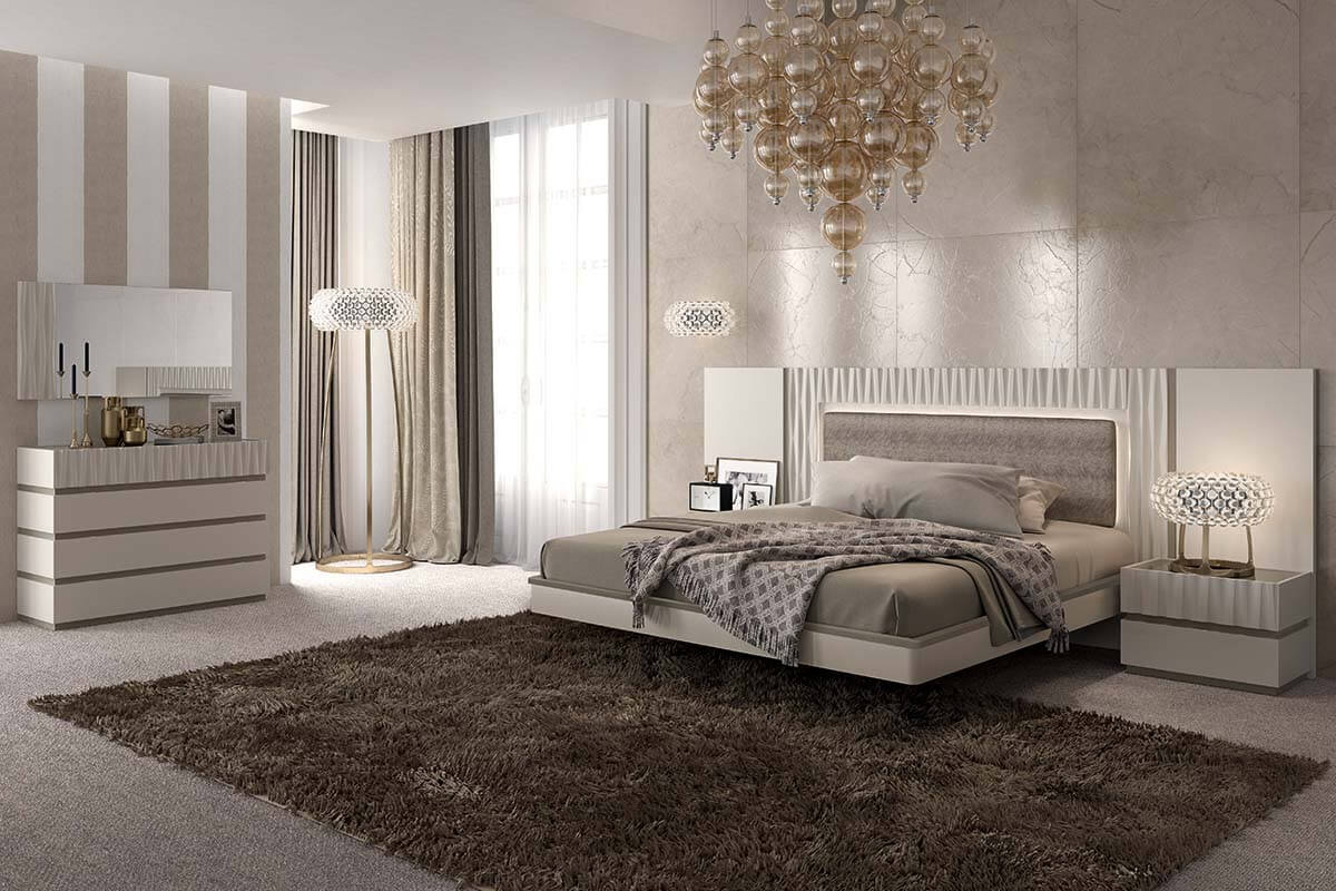 Marina Lacquer Bedroom Set