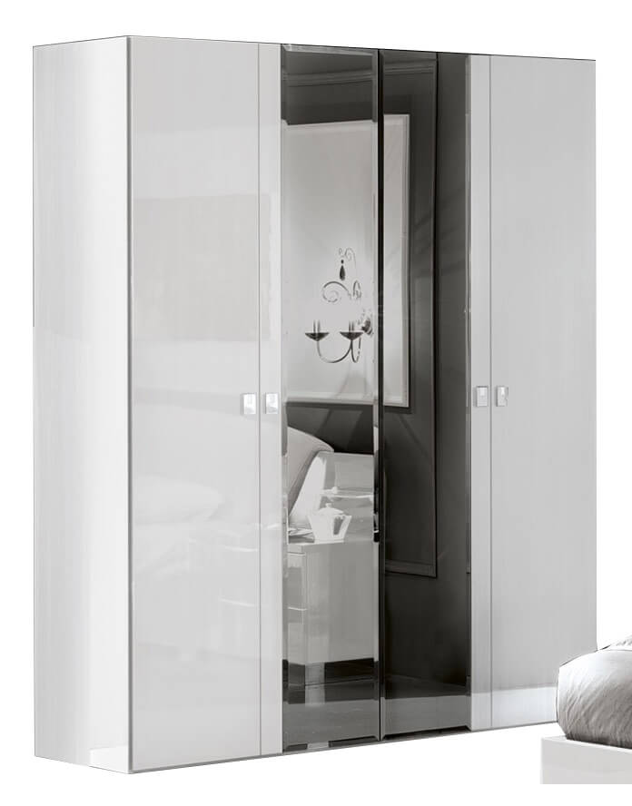 Onda 4-Door Wardrobe - Thumbnail 3
