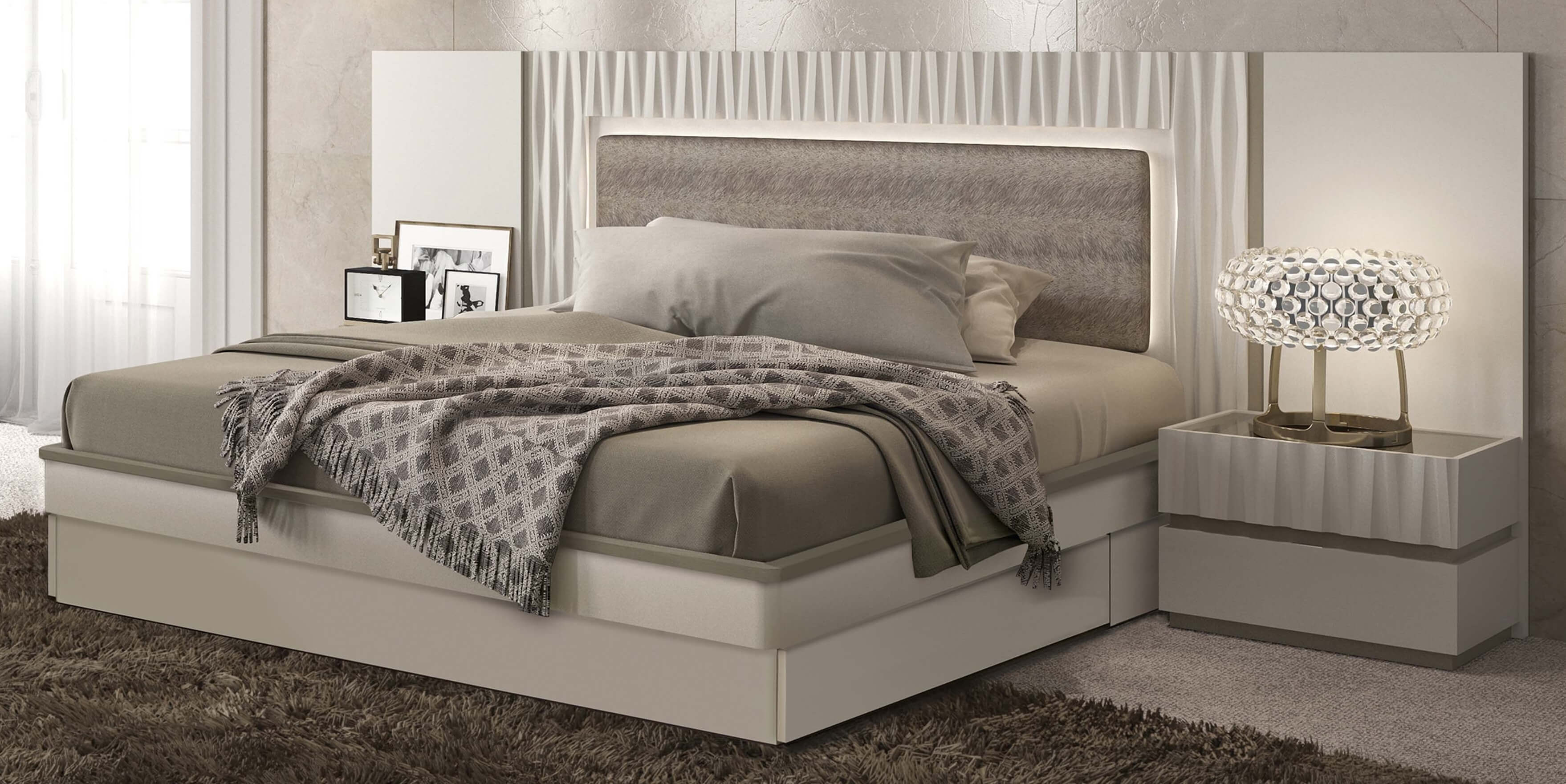 Marina Wood Veneer/Wood Platform Bed