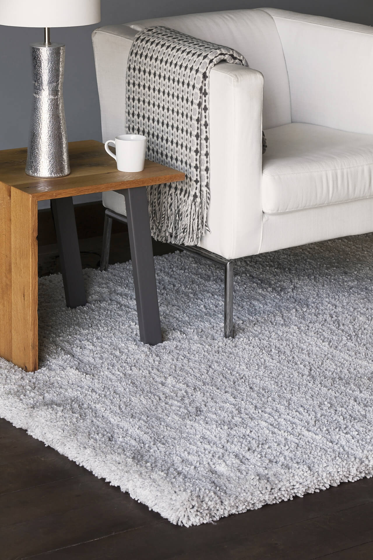 Bella Polyester Rectangular Handmade Rug