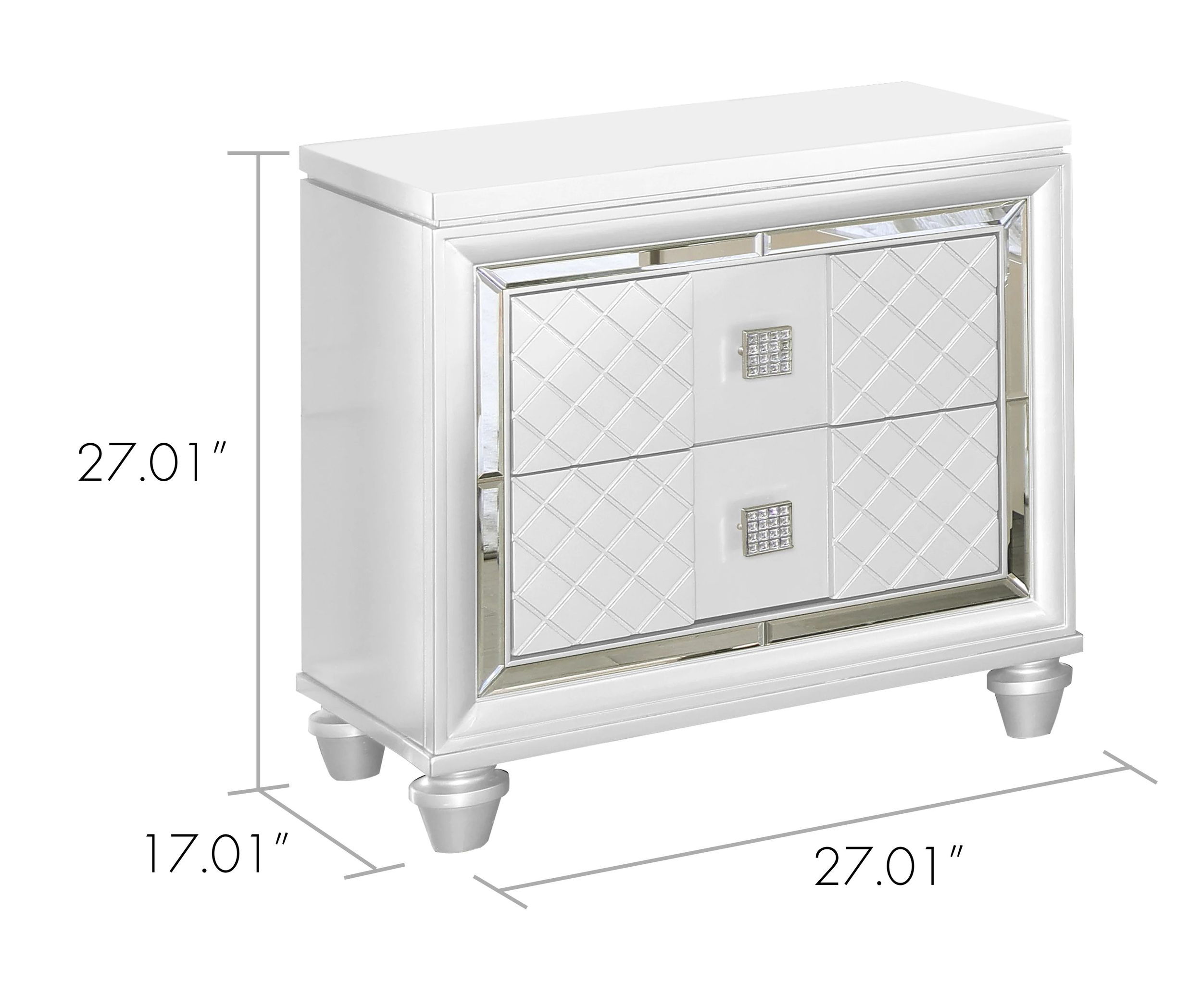 Moy 4pc Queen Bed and Bedroom Set