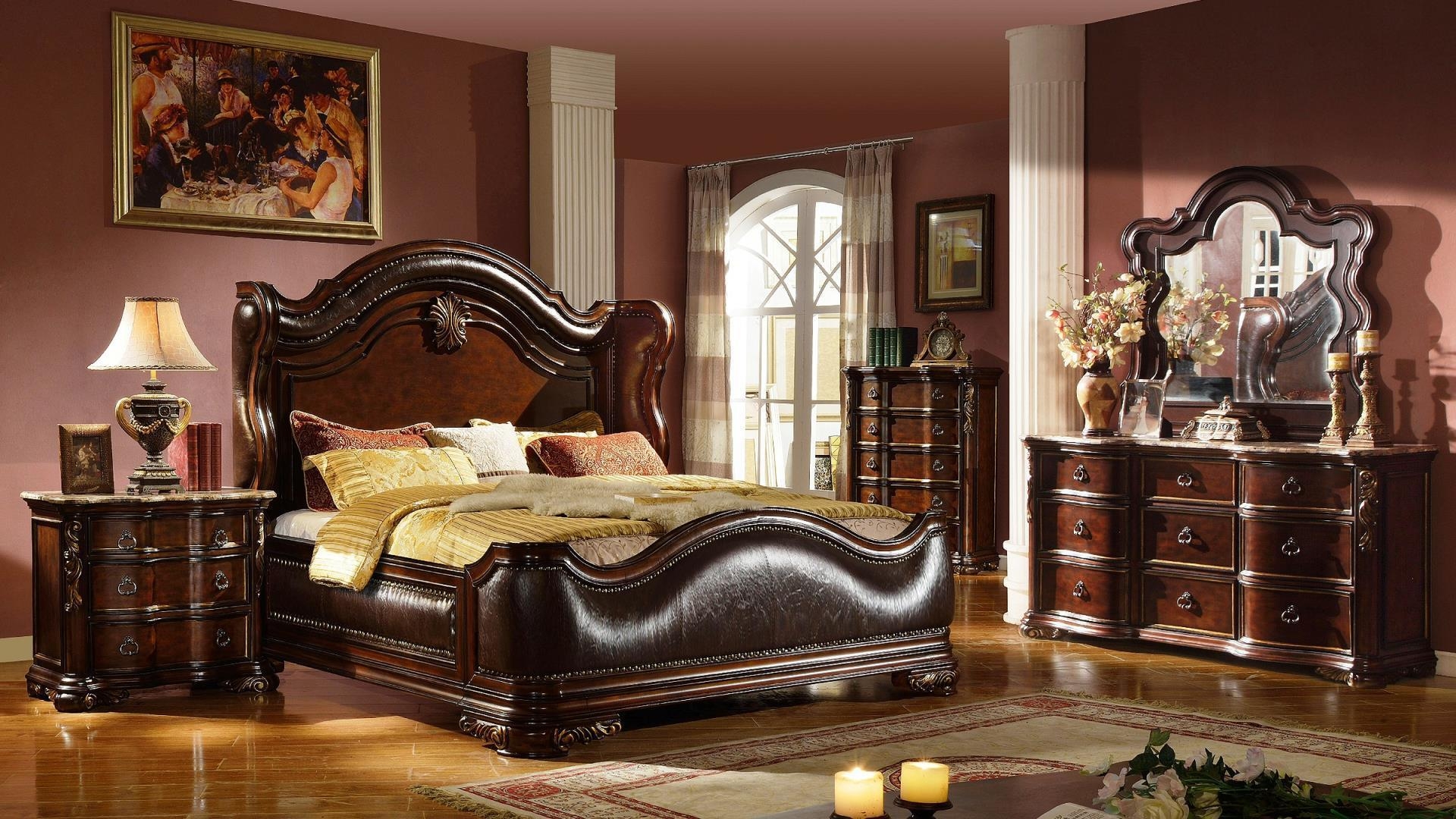 Bella Queen Size Bed with Upholstered Footboard