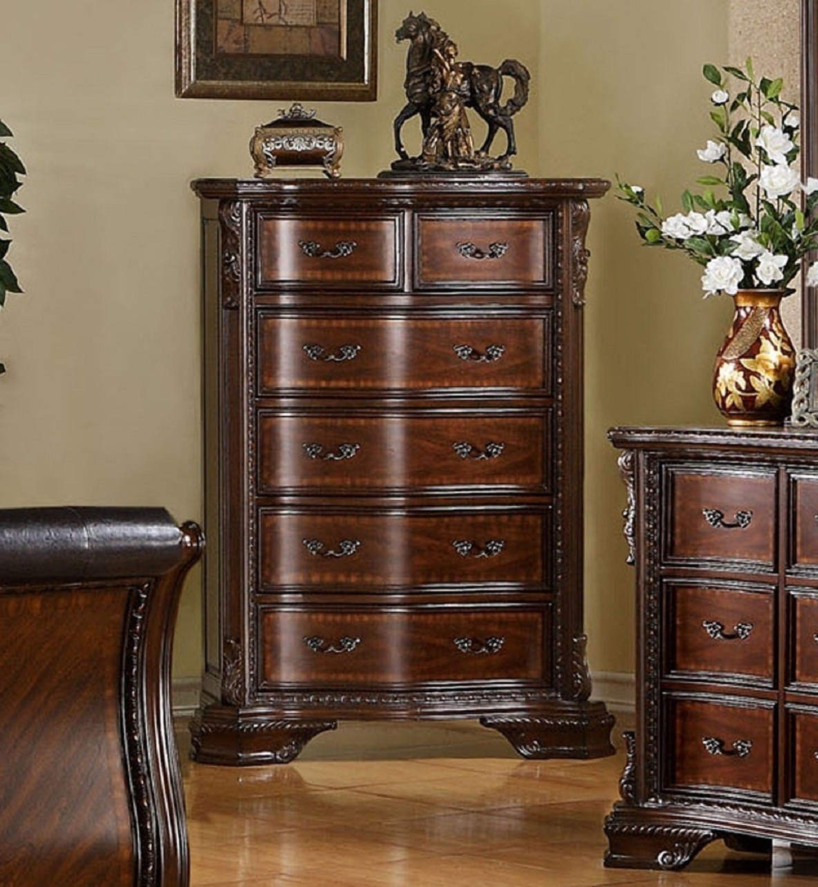 Bellefonte Wood Sleigh Bedroom Set