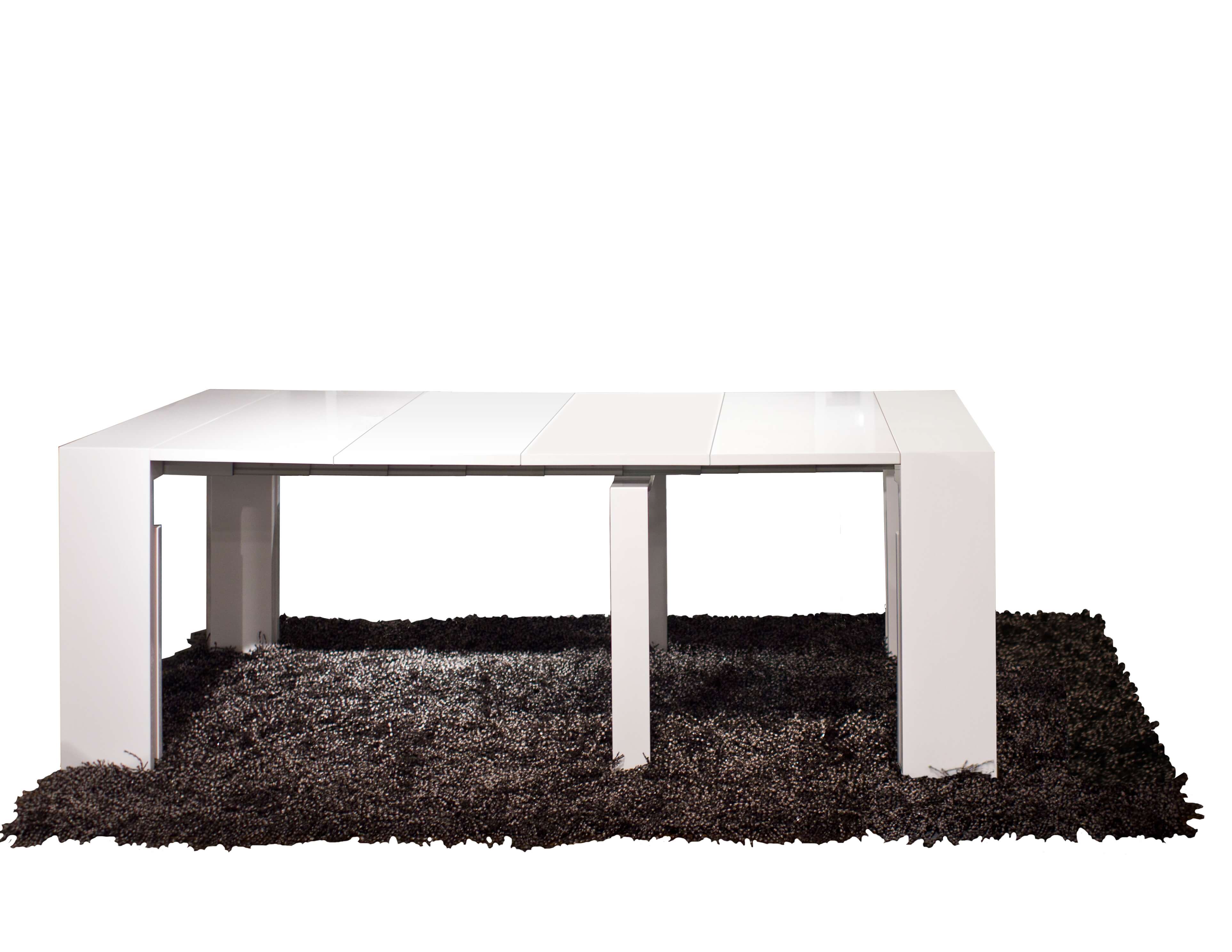 Bellini Lacquer/Leather Dining Room Set by Sharelle Furnishings