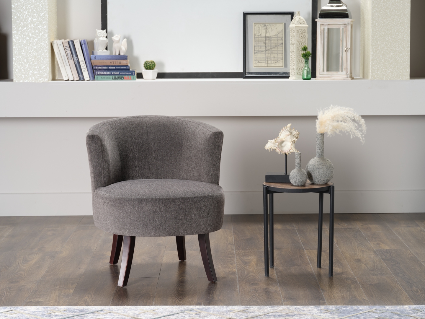 Cedar Fabric Accent Armchair