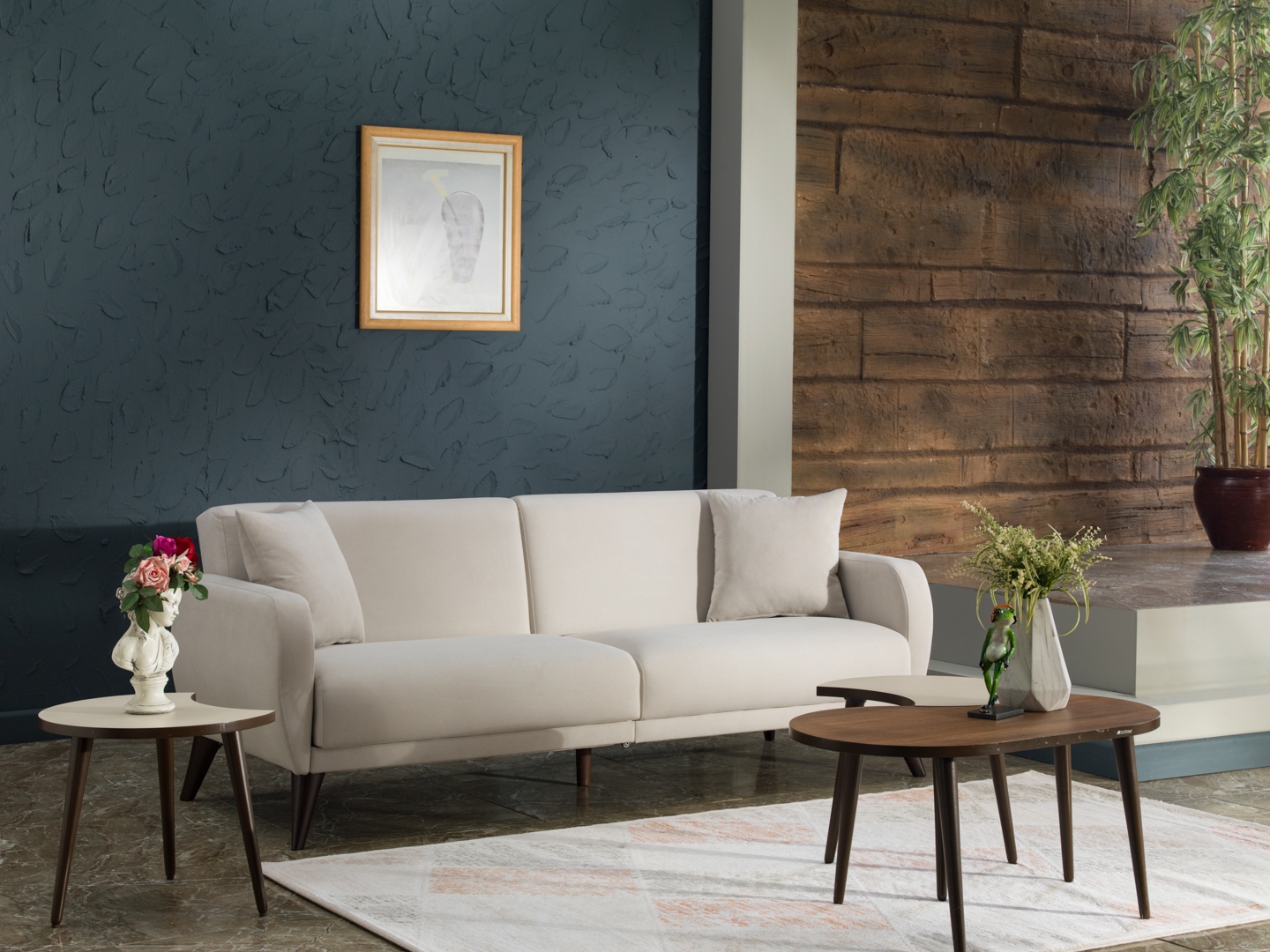 Flexy Fabric Storage Sleeper Sofa In a Box