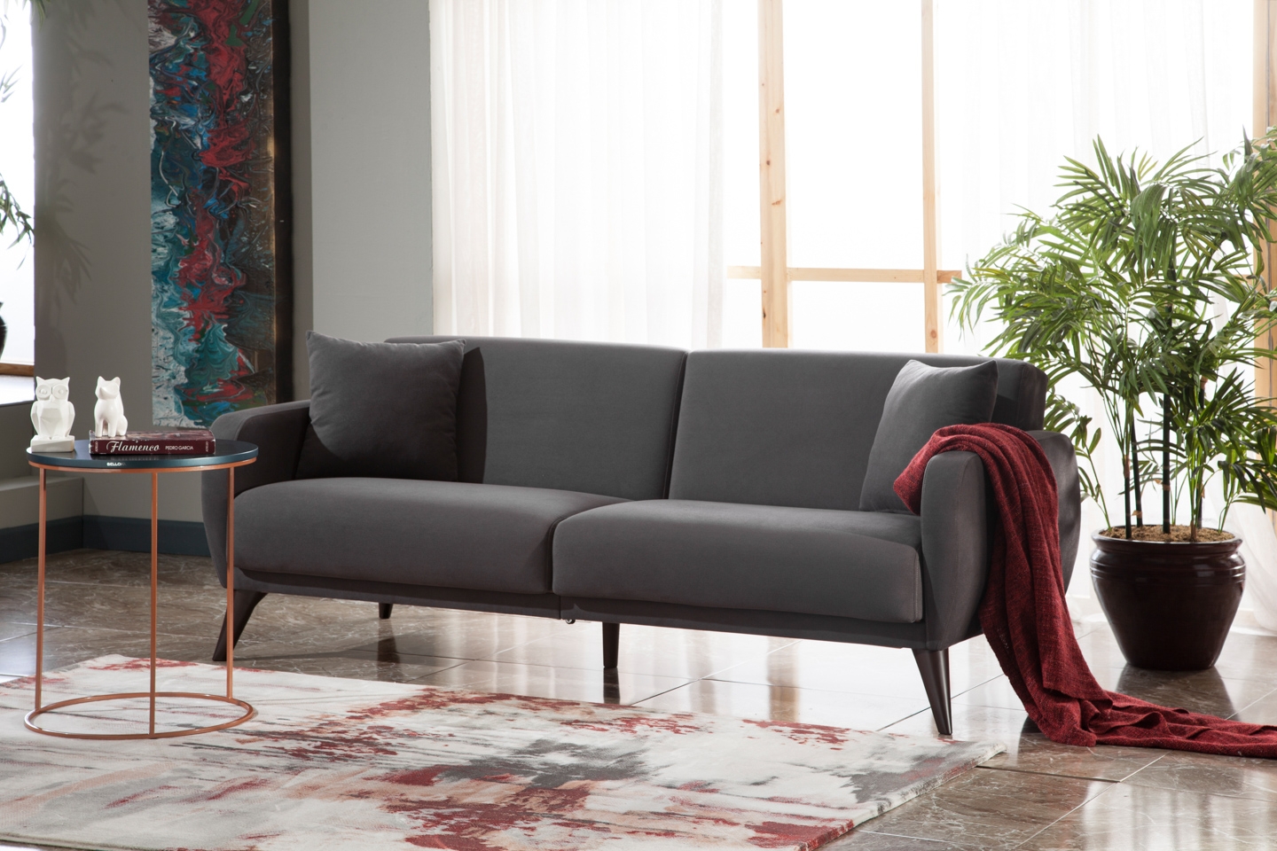 Flexy Fabric Storage Sleeper Sofa In a Box